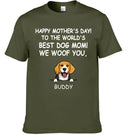 Hurrah For Dog Mom - Personalised Dog Graphic T-Shirt - A Gift for Dog Lovers,Owners - Joliny