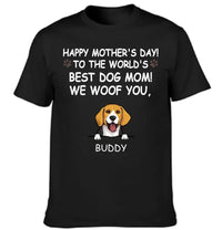 Hurrah For Dog Mom - Personalised Dog Graphic T-Shirt - A Gift for Dog Lovers,Owners - Joliny
