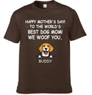 Hurrah For Dog Mom - Personalised Dog Graphic T-Shirt - A Gift for Dog Lovers,Owners - Joliny