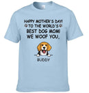 Hurrah For Dog Mom - Personalised Dog Graphic T-Shirt - A Gift for Dog Lovers,Owners - Joliny
