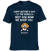 Hurrah For Dog Mom - Personalised Dog Graphic T-Shirt - A Gift for Dog Lovers,Owners - Joliny