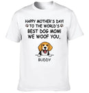 Hurrah For Dog Mom - Personalised Dog Graphic T-Shirt - A Gift for Dog Lovers,Owners - Joliny