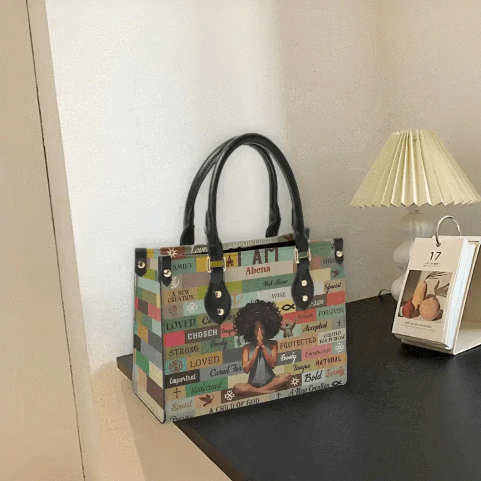 I Am Chosen - Personalized Leather Bag - Joliny
