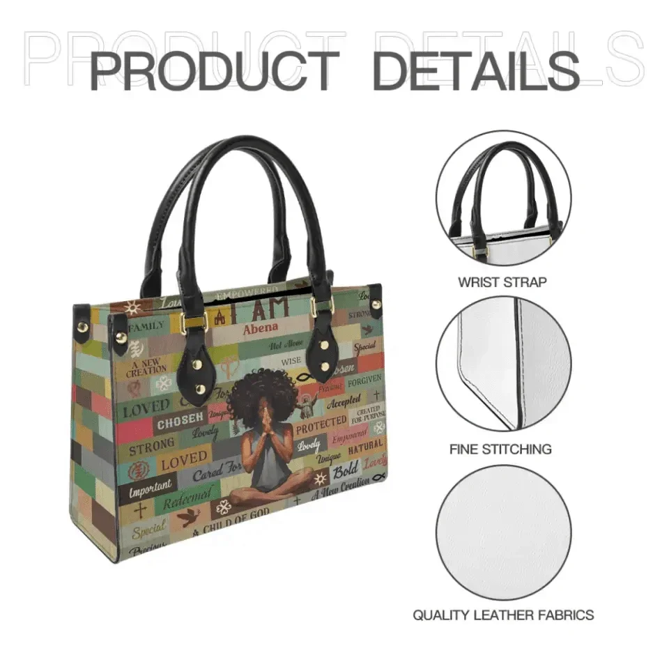 I Am Chosen - Personalized Leather Bag - Joliny