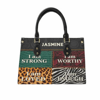I Am - Personalized Leather Bag - Joliny