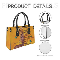 I Am The Storm - Personalized Leather Bag - Joliny