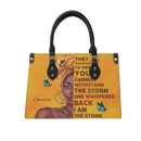 I Am The Storm - Personalized Leather Bag - Joliny