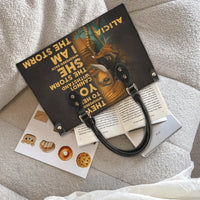 I Am The Storm - Personalized Leather Bag Custom Name - Joliny