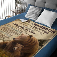 I Believe In You - Brown Bear Blanket - Joliny