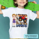 I Crushed 100 Days - Personalized Custom Youth T-Shirt - Gift For Kids, Family Members - Joliny
