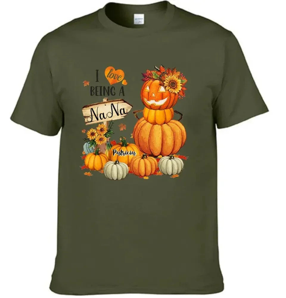 I Love Being a Grandma - Personalised Unisex T-Shirts, Gifts for Grandma, Grandparents, Halloween Gifts - Joliny