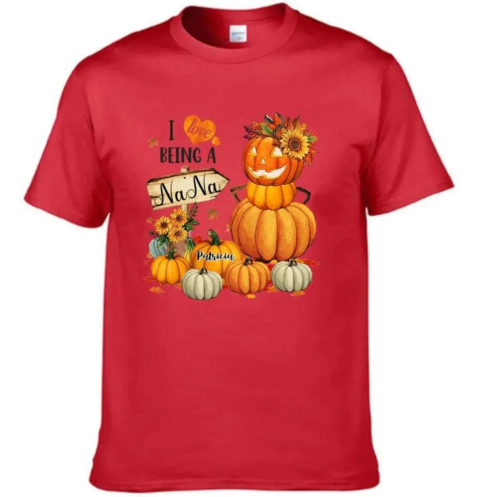 I Love Being a Grandma - Personalised Unisex T-Shirts, Gifts for Grandma, Grandparents, Halloween Gifts - Joliny