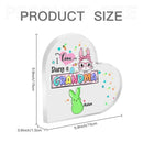 I Love Being A Grandma - Personalized Custom Heart-Shaped Acrylic Plaque - Joliny