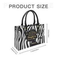I Love The Woman I Have Become - Personalized Leather Bag - Joliny