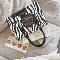 I Love The Woman I Have Become - Personalized Leather Bag - Joliny