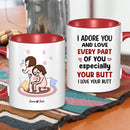 I Love You Personalized Colorful Mug - Couple Gift, Valentine's Day Gift - Joliny