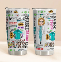 I'm A Nurse - Personalized Custom Tumbler - Appreciation Gift For Nurse - Joliny