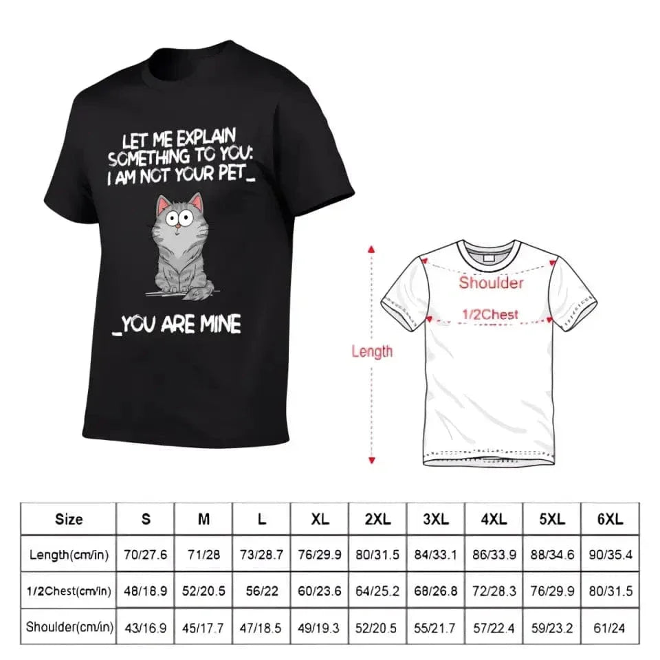 I‘m Not Your Pet Funny Expression Cat Personalized Shirt - Joliny