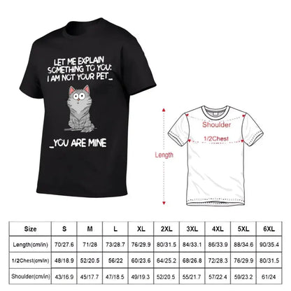 I‘m Not Your Pet Funny Expression Cat Personalized Shirt - Joliny