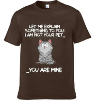 I‘m Not Your Pet Funny Expression Cat Personalized Shirt - Joliny
