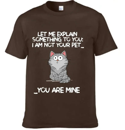 I‘m Not Your Pet Funny Expression Cat Personalized Shirt - Joliny