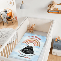 I May Be Just A Bump - Family Personalized Custom Photo Blanket - Joliny