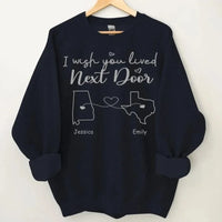 I Wish - Personalised Sweatshirt With Name And State - A Gift For Best Friends,Family,Lovers - Joliny