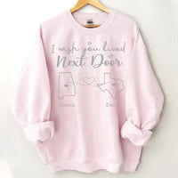 I Wish - Personalised Sweatshirt With Name And State - A Gift For Best Friends,Family,Lovers - Joliny