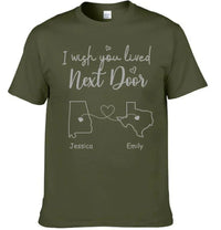 I Wish - Personalised T-shirt With Name And State - A Gift For Best Friends,Family,Lovers - Joliny