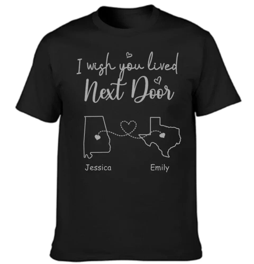 I Wish - Personalised T-shirt With Name And State - A Gift For Best Friends,Family,Lovers - Joliny