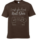 I Wish - Personalised T-shirt With Name And State - A Gift For Best Friends,Family,Lovers - Joliny