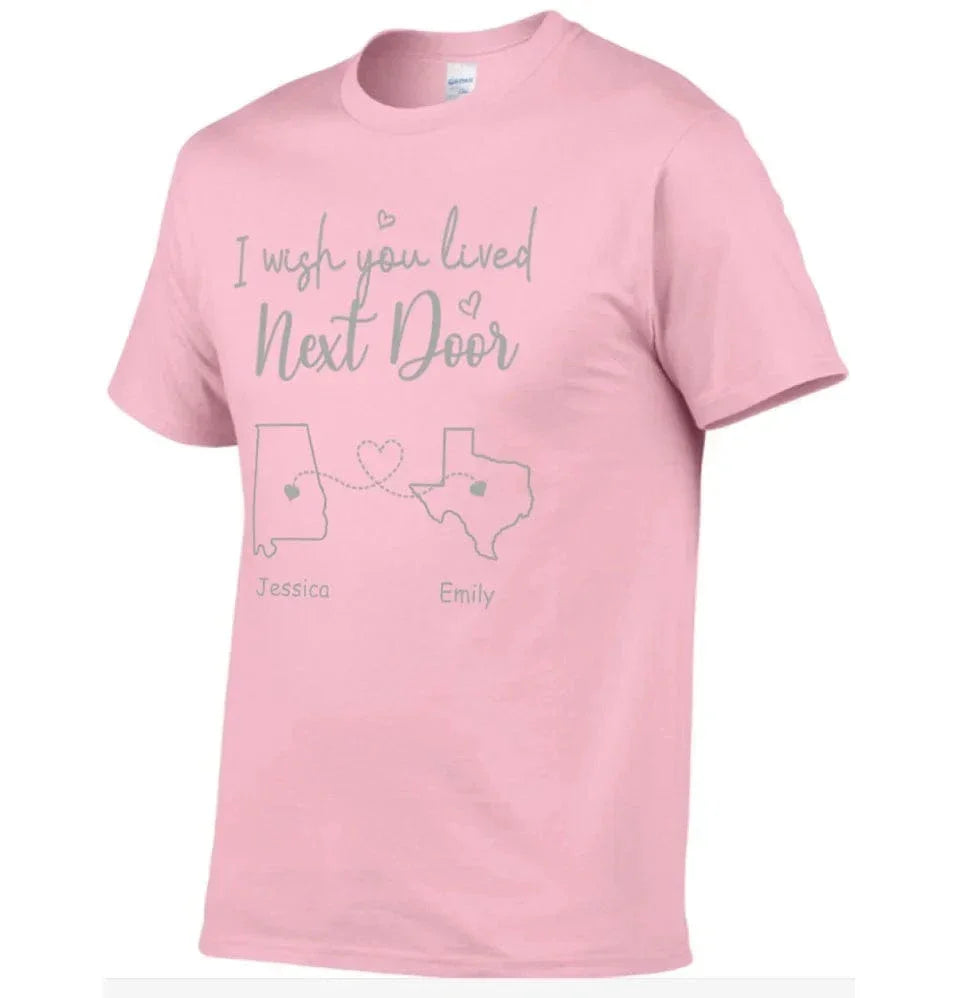 I Wish - Personalised T-shirt With Name And State - A Gift For Best Friends,Family,Lovers - Joliny