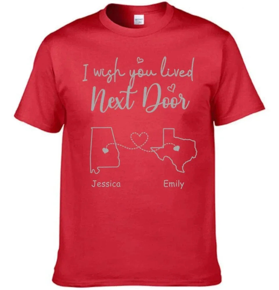 I Wish - Personalised T-shirt With Name And State - A Gift For Best Friends,Family,Lovers - Joliny