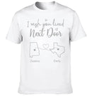 I Wish - Personalised T-shirt With Name And State - A Gift For Best Friends,Family,Lovers - Joliny