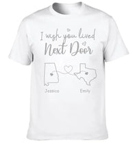 I Wish - Personalised T-shirt With Name And State - A Gift For Best Friends,Family,Lovers - Joliny