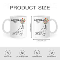 If Grandmas Were Flowers - Gift For Grandma - Personalized Mug - Joliny