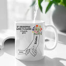If Grandmas Were Flowers - Gift For Grandma - Personalized Mug - Joliny