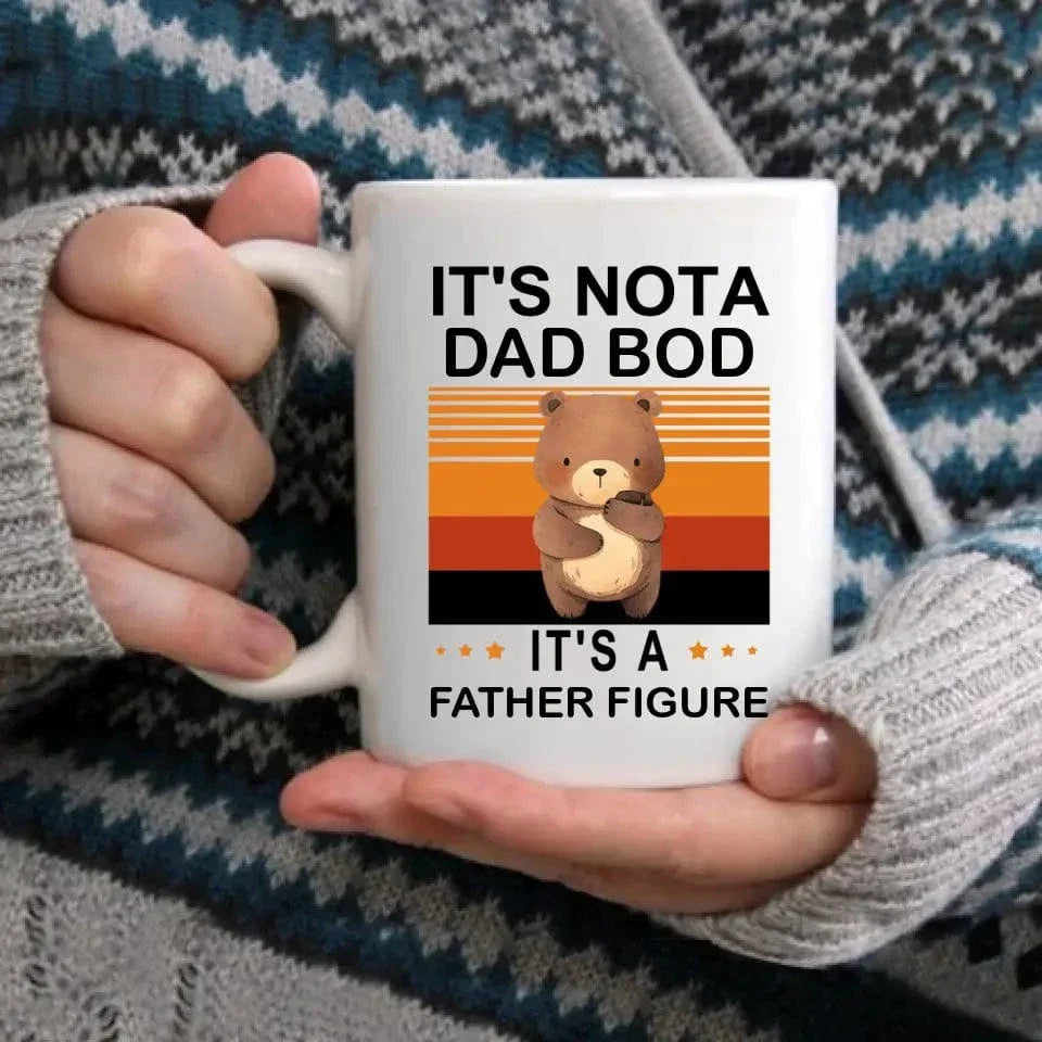 'It's Not a Dad BOD, It's a Father Figure' Dad Mug, Dad Birthday Gifts - Joliny
