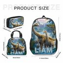 Jurassic Dinosaurs - Personalized Name Backpacks for Kids - School Season Gifts for Kids - Joliny