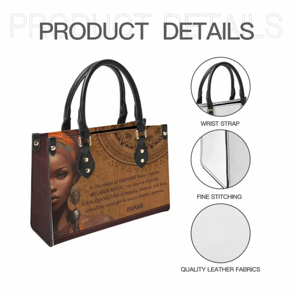 Kaleidoscope of Beauty - Personalized Leather Bag - Joliny