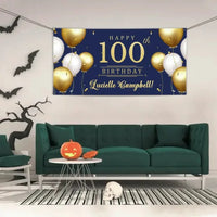 Let The Gold And White Balloon Banners Fly To Celebrate This Beautiful Day - Joliny