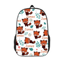 Little Raccoon Pattern Name Customized Backpack Gift for Children for the School Season - Joliny