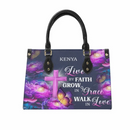 Live By Faith - Personalized Leather Bag - Joliny