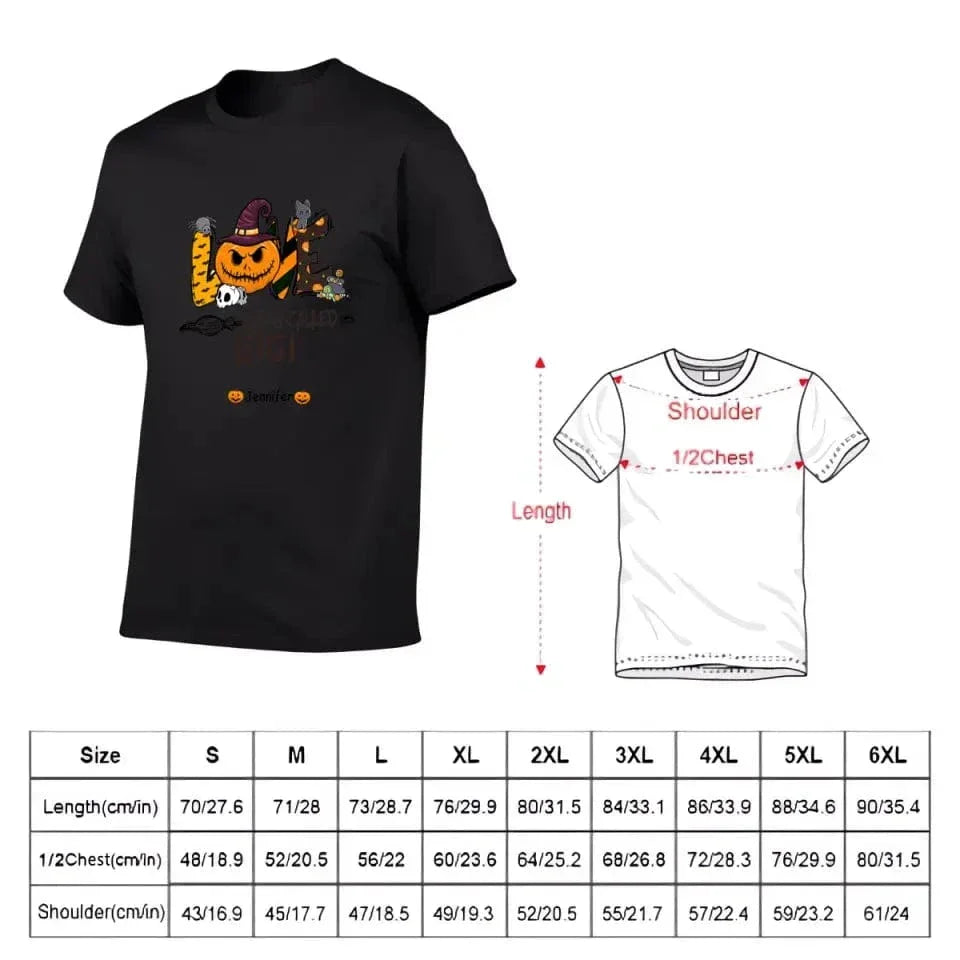 Love Being Called Grandma Halloween - Personalized T-Shirt - A Halloween Gift for Grandma - Joliny