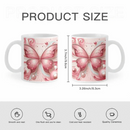 Love Butterfly - Personalized Name Custom Butterfly Decorated Mug - Joliny