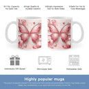 Love Butterfly - Personalized Name Custom Butterfly Decorated Mug - Joliny