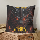 Love Dragon - Personalized Dragon Pillow Cover - Joliny