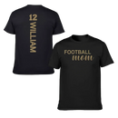 Love football - Personalised Name And Number T-Shirt - A Gift for Family,Players - Joliny