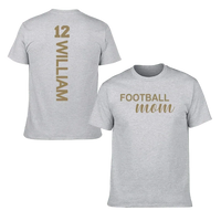 Love football - Personalised Name And Number T-Shirt - A Gift for Family,Players - Joliny