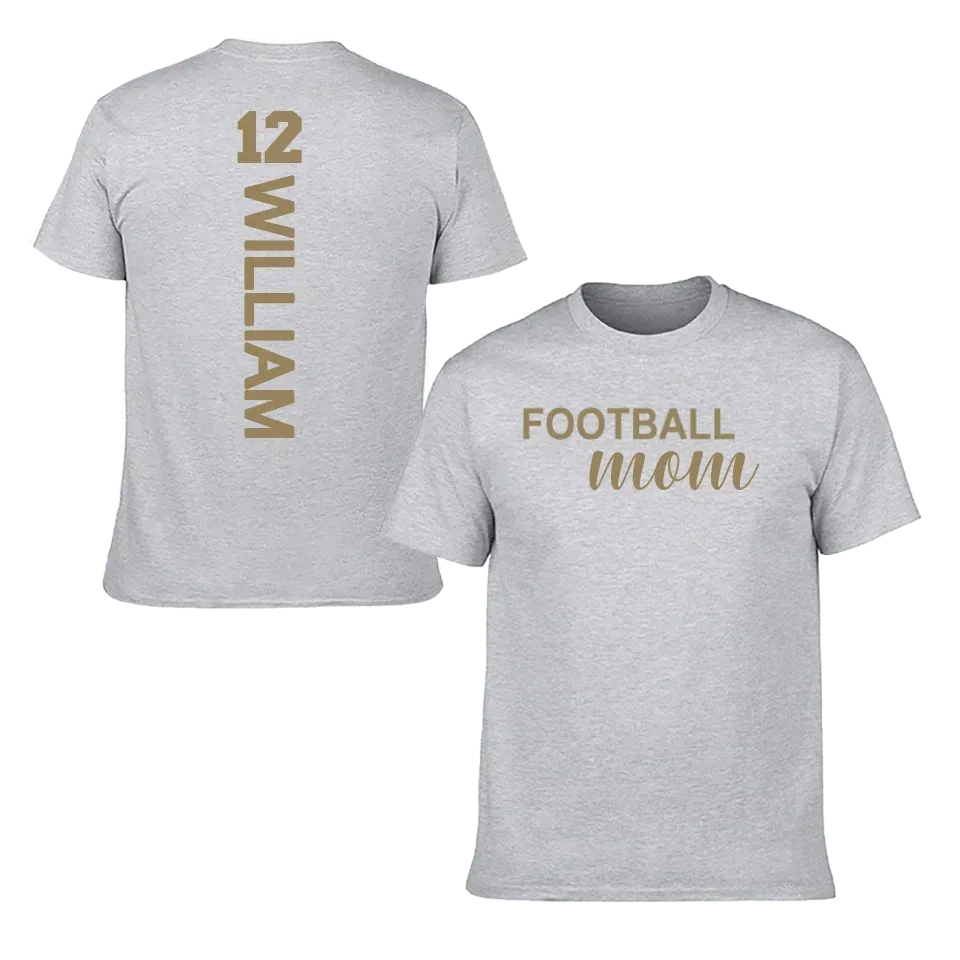 Love football - Personalised Name And Number T-Shirt - A Gift for Family,Players - Joliny